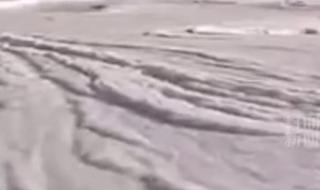 青岛海浪什么时候最大 青岛海浪瞬间被冻住